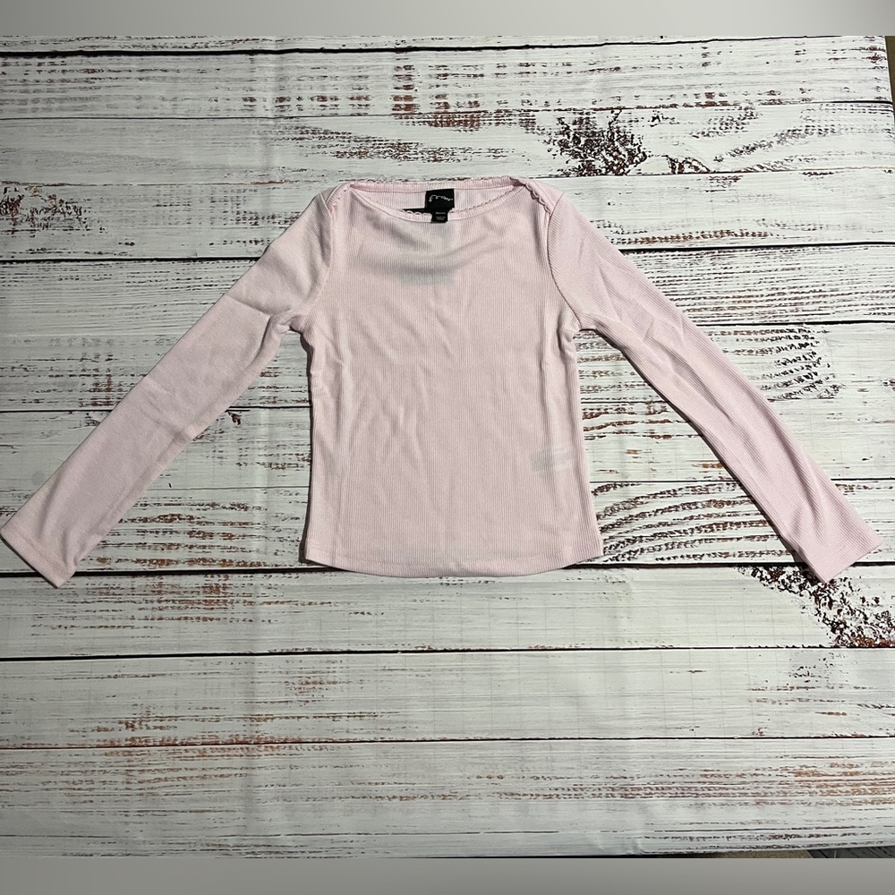 NWT Art Class Soft Pink Girl’s Long Sleeved Shirt-XS (4/5)